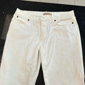 Vintage Chloe white jeans, low rise